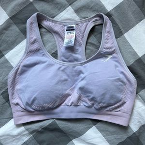 Gymshark Light Purple & Pink Medium Support Sports Bra Size Medium